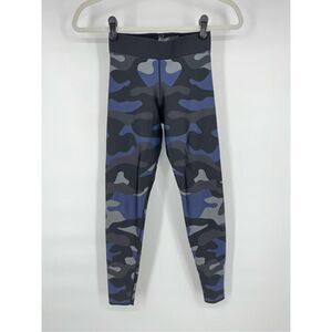 Ultracor Micro Camo Easy Ultra High Legging Blue Size Cor Extra Small Blue Black